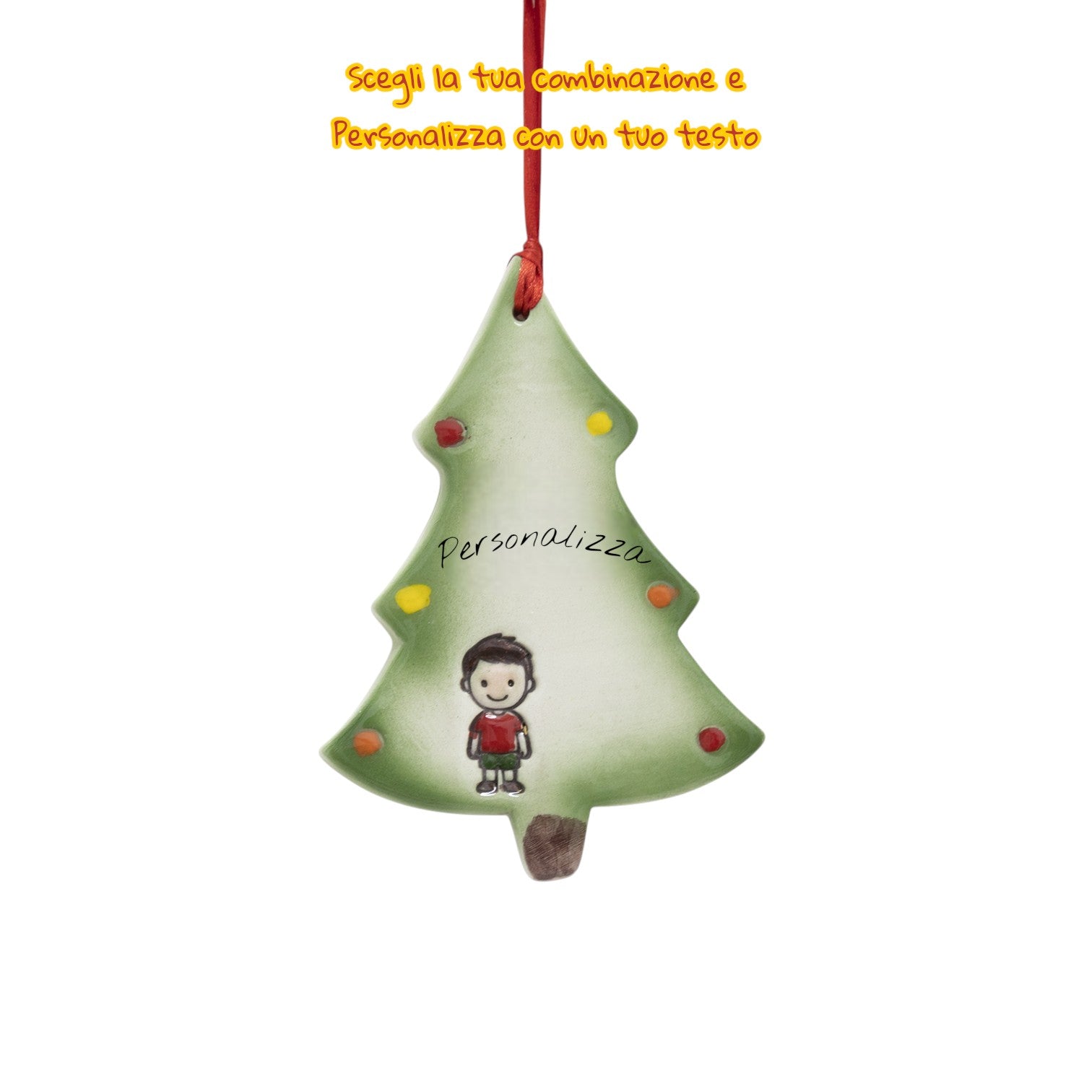 Albero Appendino con omini - Siniscalchi Ceramics