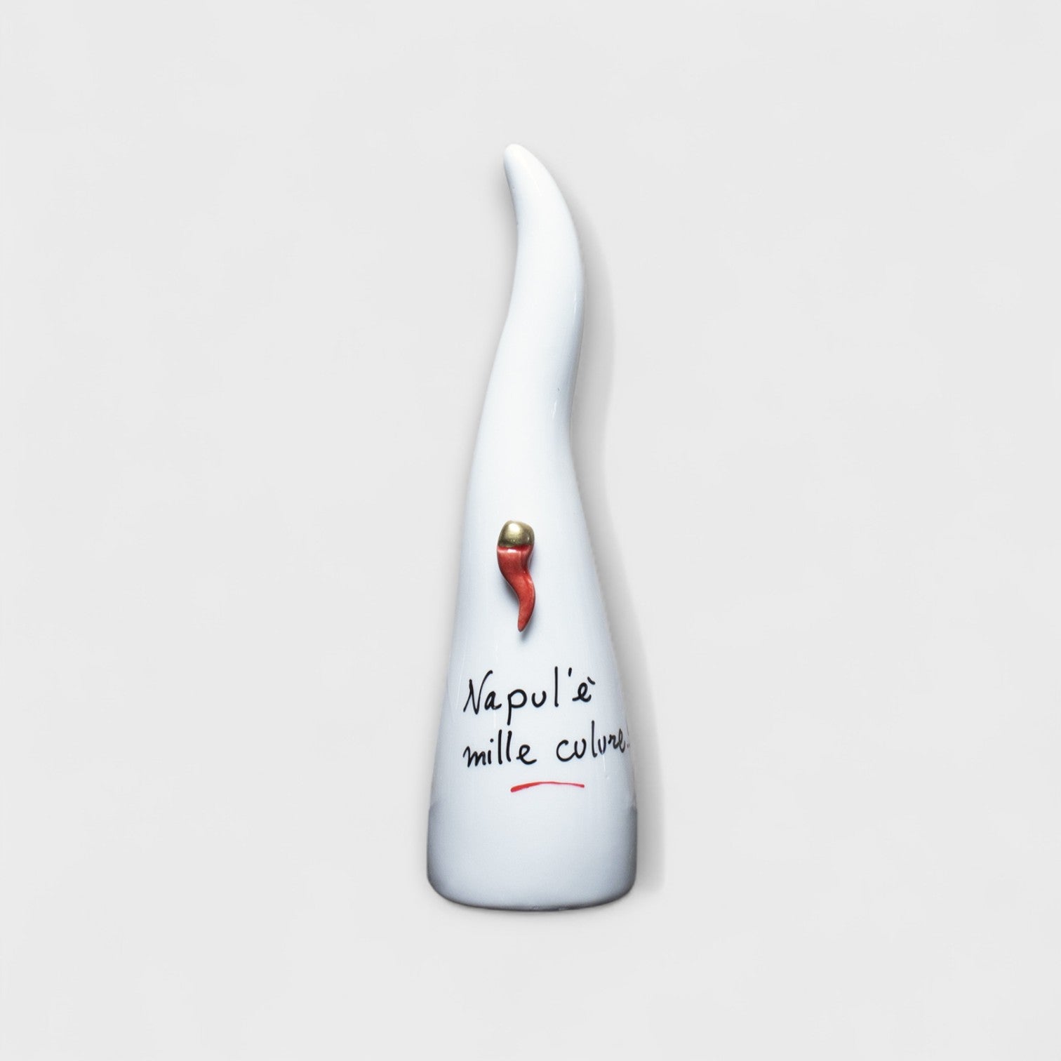 Corno Bianco Personalizzato - Siniscalchi Ceramics