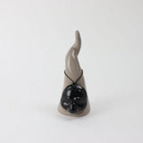 Corno in Ceramica con Maschera di Pulcinella - Siniscalchi Ceramics