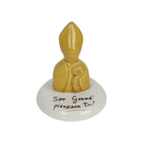 San Gennaro con base tonda Personalizzato - Siniscalchi Ceramics