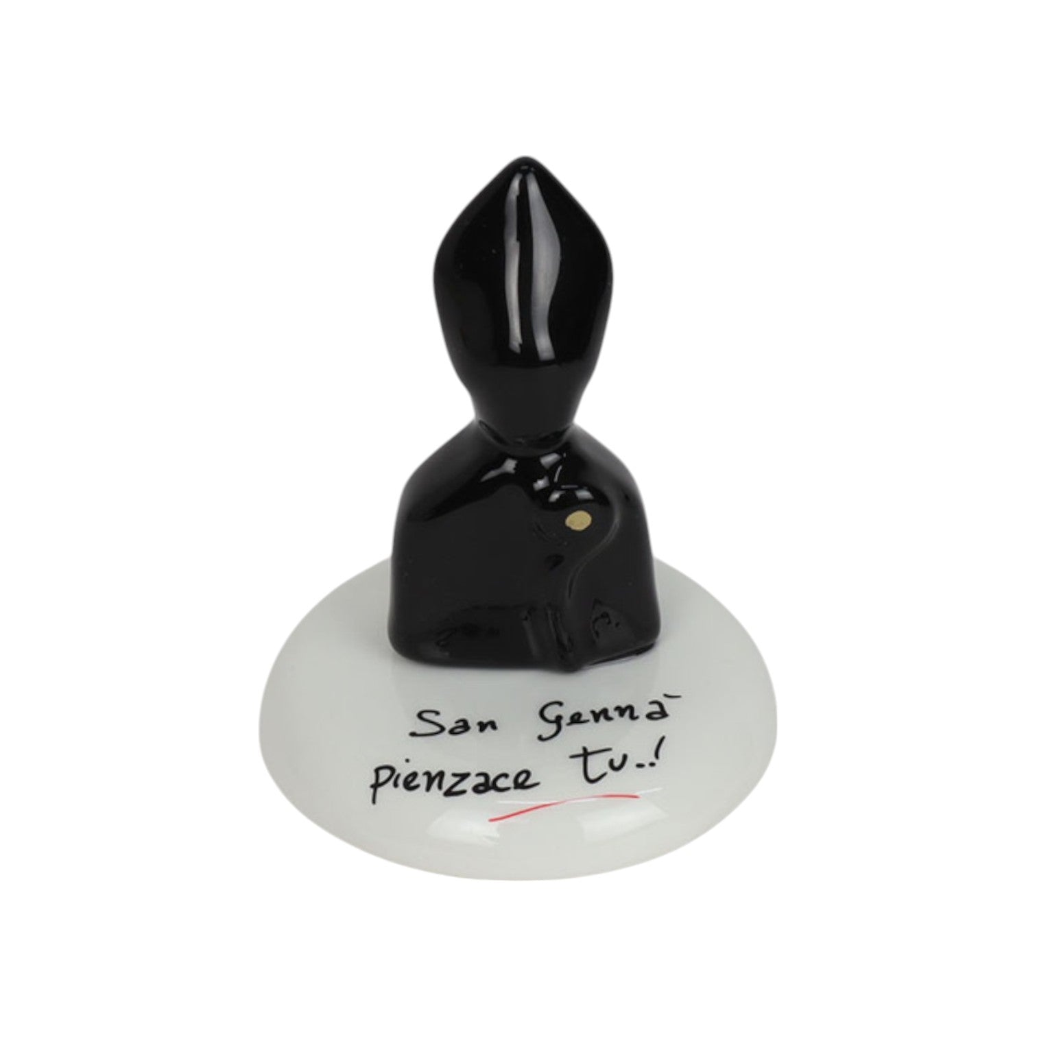 San Gennaro con base tonda Personalizzato - Siniscalchi Ceramics