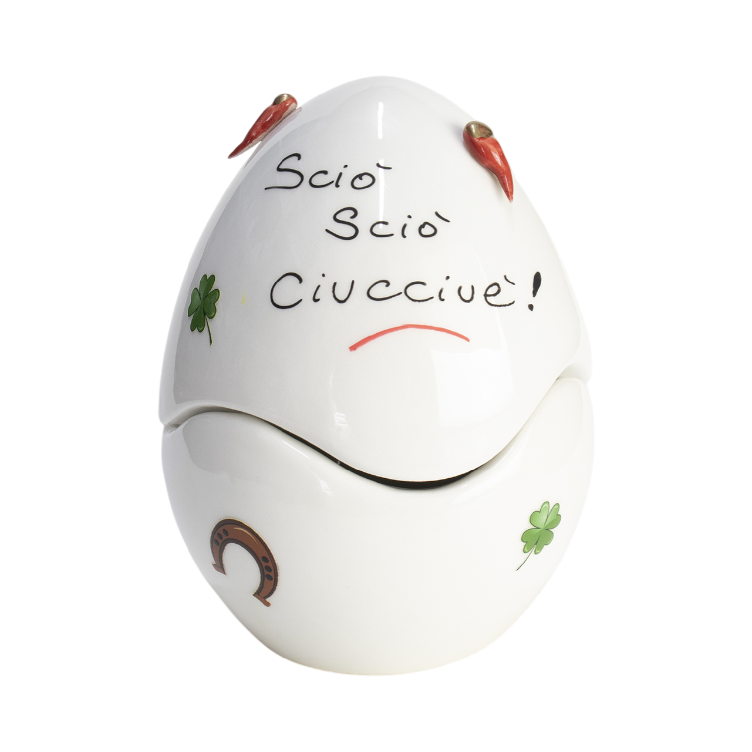 Uova di Pasqua Scaramantico 16cm