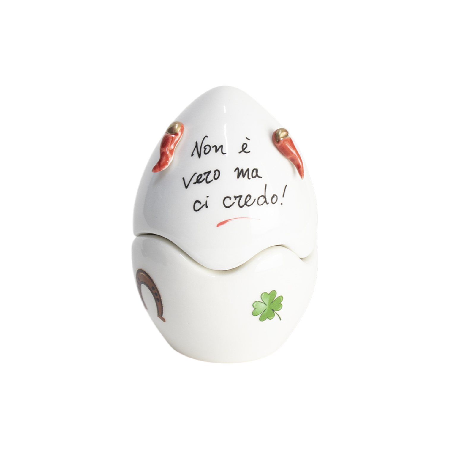 Uova di Pasqua Scaramantico 13cm