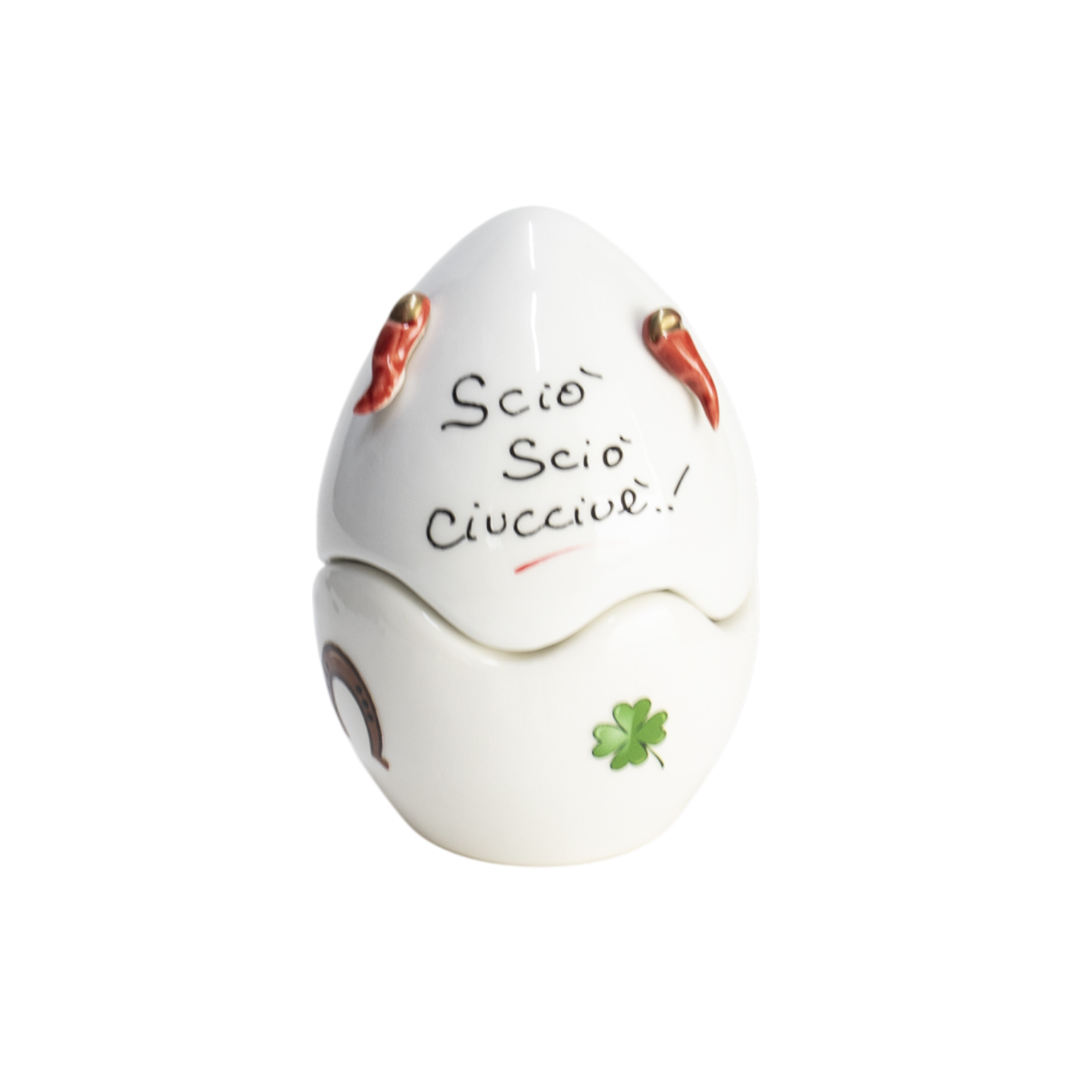 Uova di Pasqua Scaramantico 13cm
